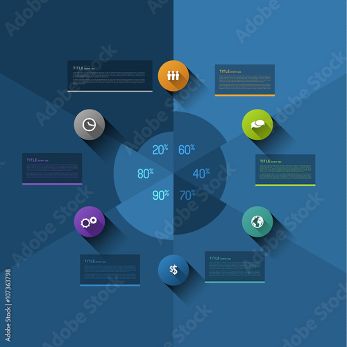 Infographic Pie Chart Template Design Element This Stock Infographic Pie Chart Template Design Element