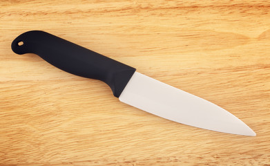 Ceramic Knife On Cutting Board