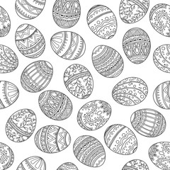 Easter seamless pattern.