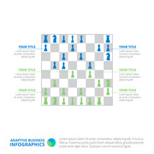 Chess Board Infographic Chart Template