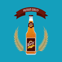 Poster - Beer icon design , vector illustration