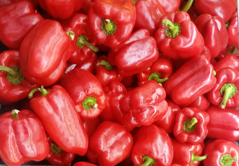 capsicums, Red pepper, bid fresh red sweet chillies,capsicum