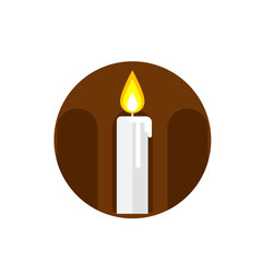 Wall Mural - Candle flat icon