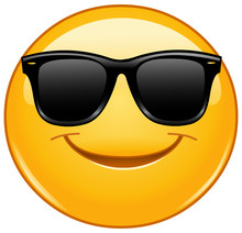 Smiling Emoticon With Sunglasses