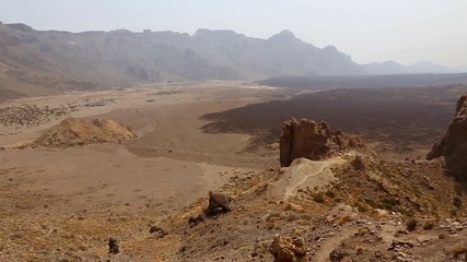 Wall Mural - Teide National Park Roques de Garcia in Tenerife at Canary Islands of Spain