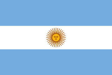 nice vector of argentinian flag.