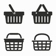 Shopping basket  vector icons.