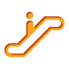 Poster - Logo escalator.