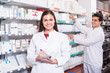 © JackF - Pharmacist and pharmacy technician posing