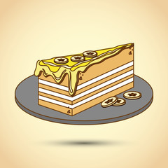 Poster - Cake icon design