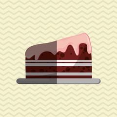 Poster - Cake icon design