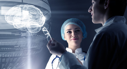 Wall Mural - innovative technologies in science and medicine