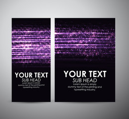 Wall Mural - Abstract purple shining line. Graphic resources design template. Vector illustration