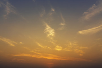 Wall Mural - Sunset sky