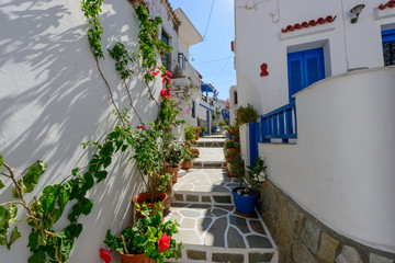  Stone slated alley with limewashed houses