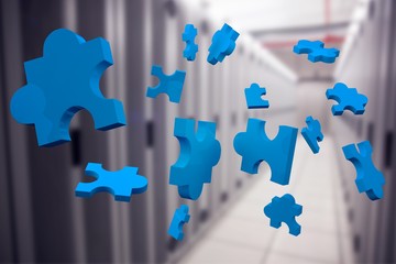 Poster - Composite image of jigsaw pieces
