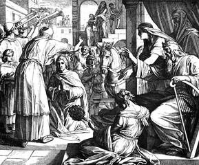 Solomon Named to Succeed David 1) Sacred-biblical history of the old and New Testament. two Hundred and forty images Ed. 3. St. Petersburg, 2) 1873. 3) Russia 4) Julius Schnorr von Carolsfeld