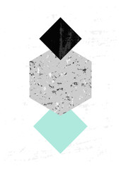 Poster - Abstract Geometric Composition