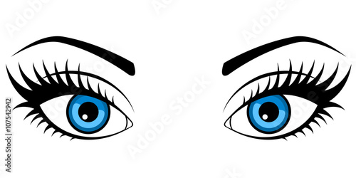 Female Blue Eyes Isolated On White Background Buy This Stock Vector And Explore Similar Vectors At Adobe Stock Adobe Stock