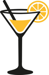 Cocktail glass margarita