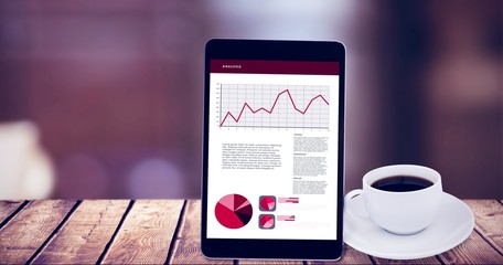 Poster - Composite image of tablet pc