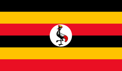 Wall Mural - Uganda flag