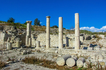 Ancient ruins in the area Amatus, Limassol. Cyprus