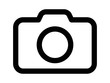 Photography camera line art icon for apps and websites