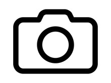 Photography Camera Line Art Icon For Apps And Websites