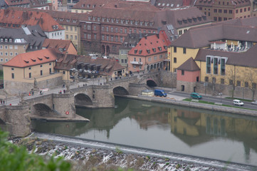 View to the old Main Bridge