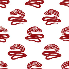 Sticker - Red snake.