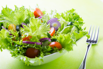 Canvas Print - Fresh vegetable salad