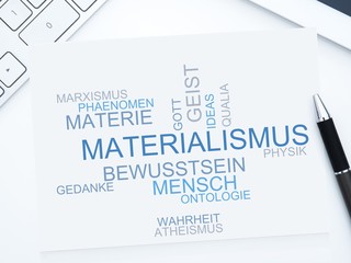 Wall Mural - Materialismus