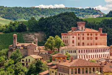 Wall Mural - Old town of Barolo.