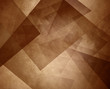 Leinwandbild Motiv abstract brown sepia background, elegant triangle pattern design element on light brown or tan background with vintage texture