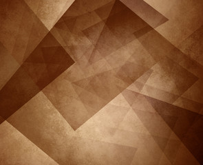 abstract brown sepia background, elegant triangle pattern design element on light brown or tan backg