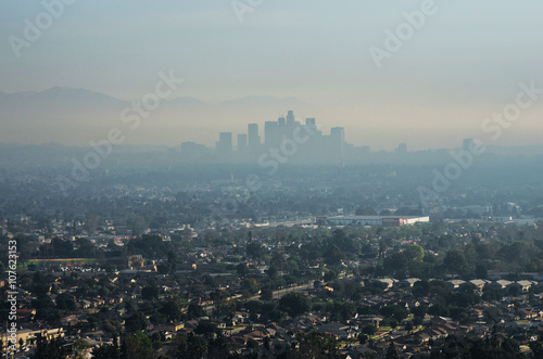 Plakat Smog w Los Angeles
