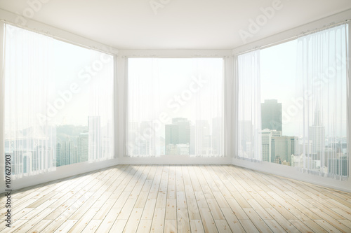 Fototapeta na szkło Panoramiczne okna