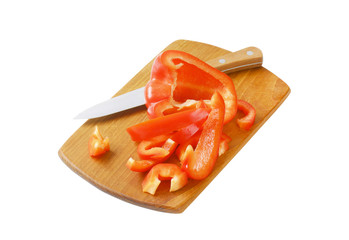 Poster - sliced red pepper