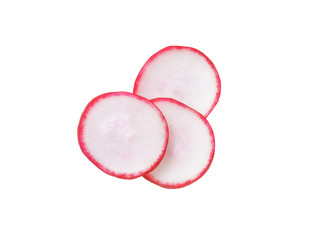 Wall Mural - Sliced radish