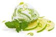 Ice cream with lime