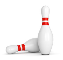 Two Bowling Pins