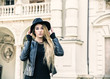 © theartofphoto - Beautiful young woman in black hat