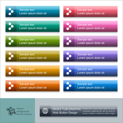 Wall Mural - web button and headline design #vector graphics