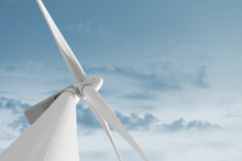 Windgenerator Mit Himmel Hintergrund - Technologie