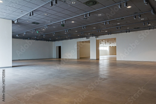 Empty Finished Modern Mega Market Architecture Concept Buy