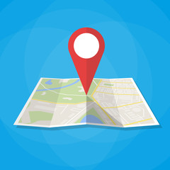 Poster - Navigation map icon