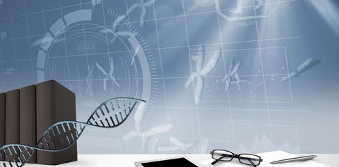 Poster - View of a dna