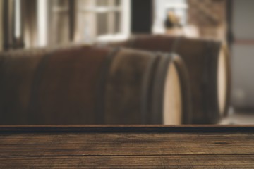 Poster - Composite image of high angle view of wooden flooring