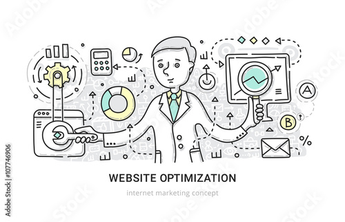 Website Optimization Concept